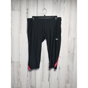 Nike Black and Pink Leggings